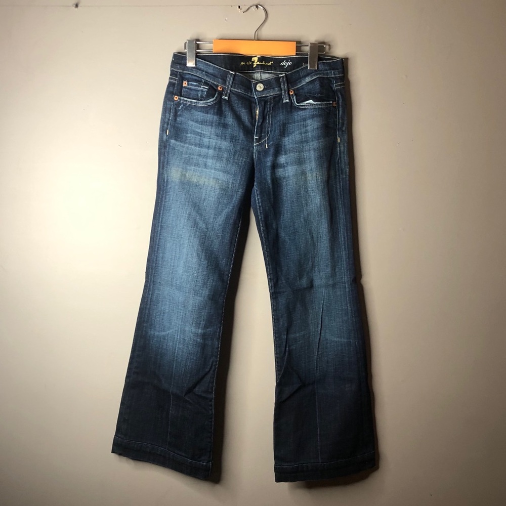 7 for all mankind dojo bootcut jeans 28
